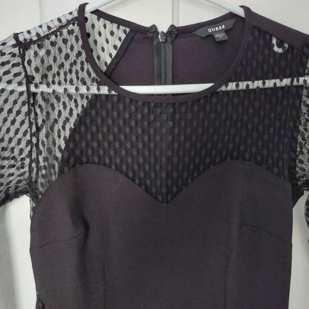 XS Dress Guess NWOT Black